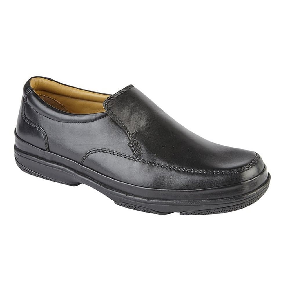 Roamers Wide Mens Superlight Deluxe Leather Shoes