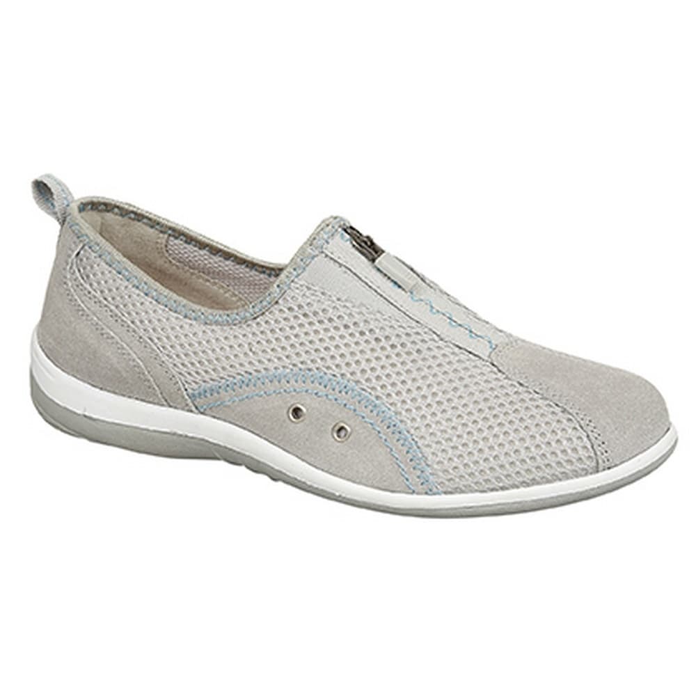 Boulevard Womens/Ladies Zip Elastic Gusset Leisure Shoes