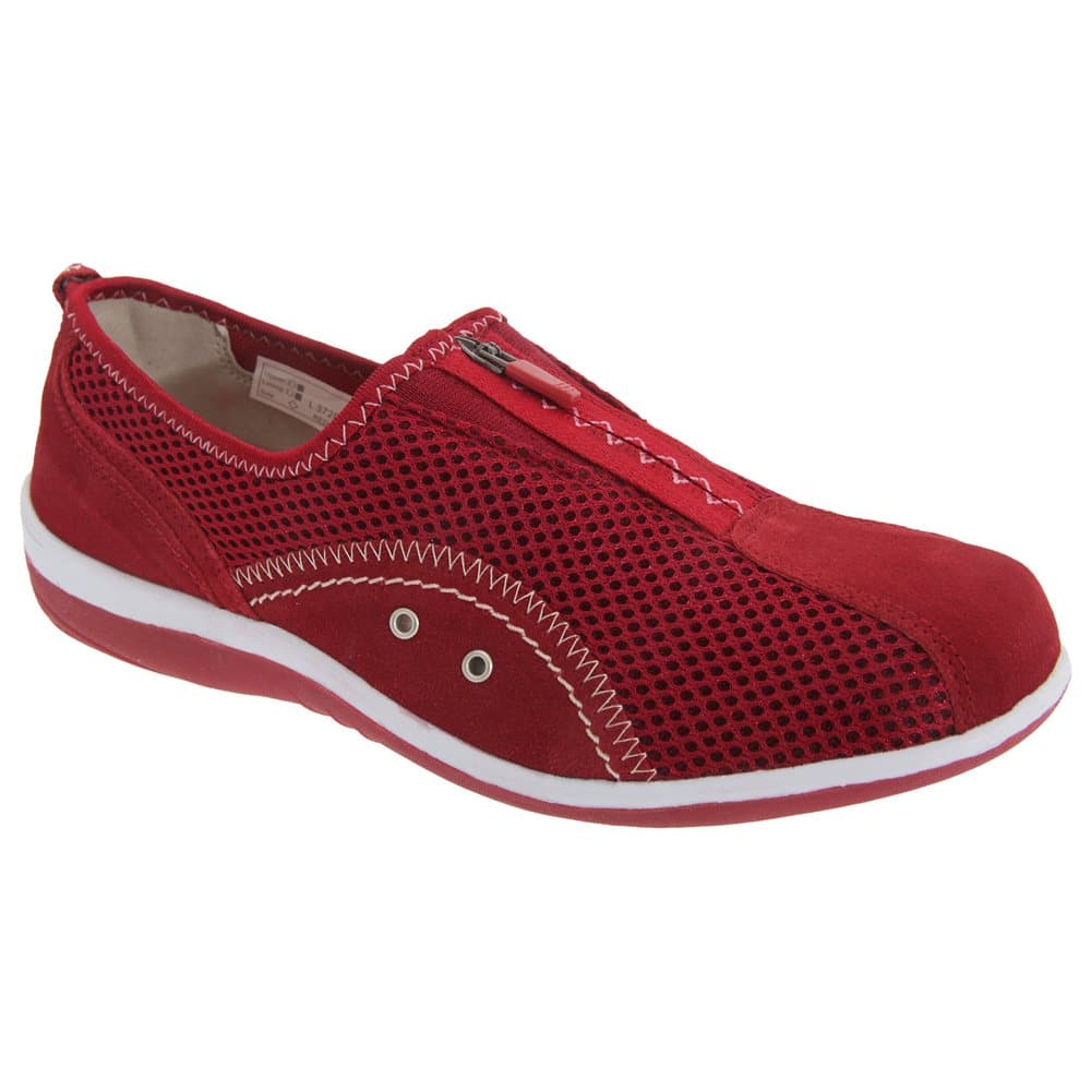 Boulevard Womens/Ladies Zip Elastic Gusset Leisure Shoes