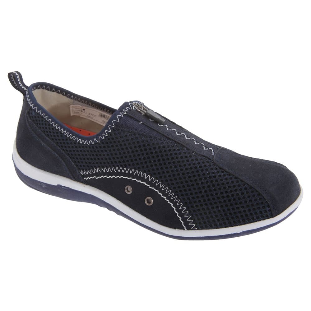 Boulevard Womens/Ladies Zip Elastic Gusset Leisure Shoes