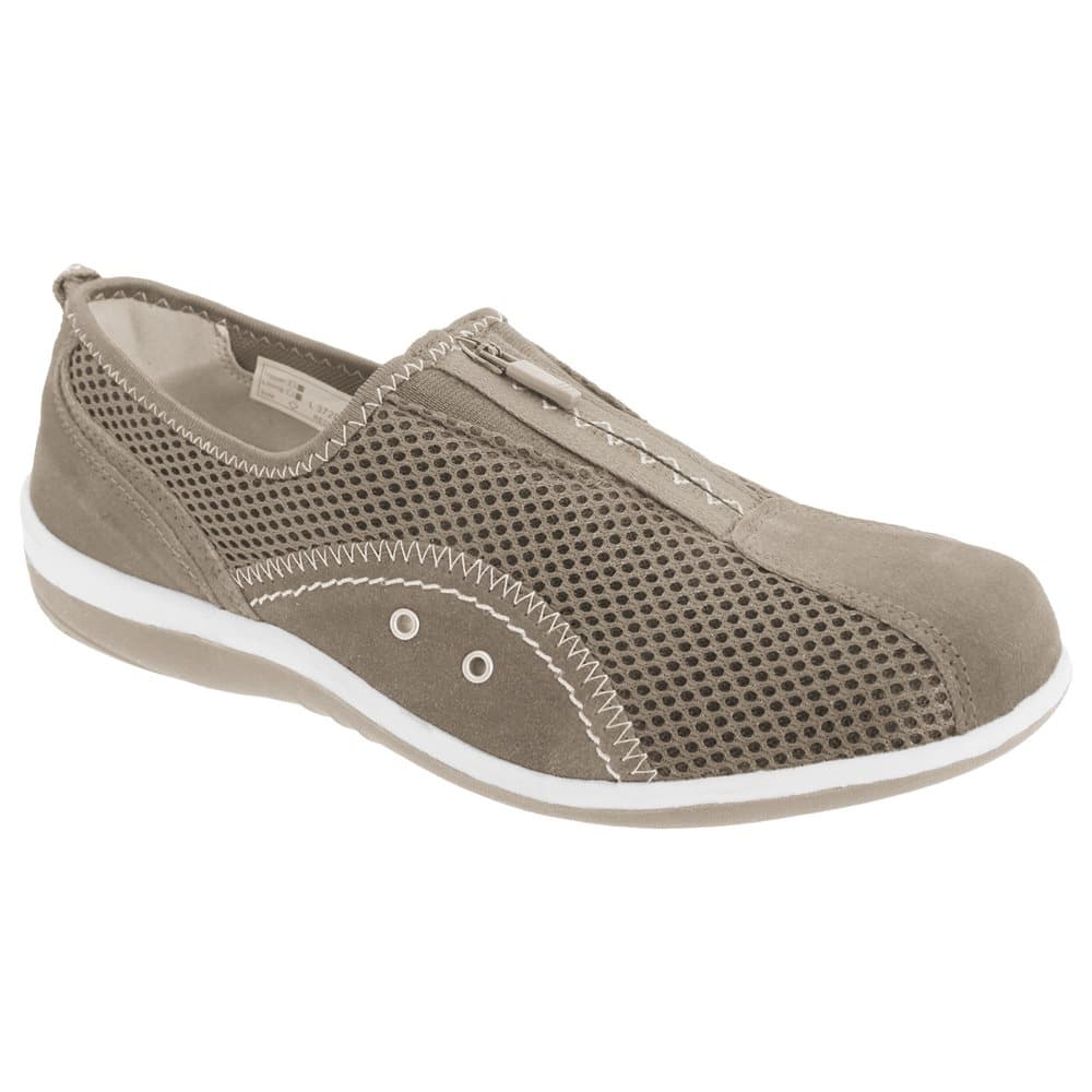 Boulevard Womens/Ladies Zip Elastic Gusset Leisure Shoes