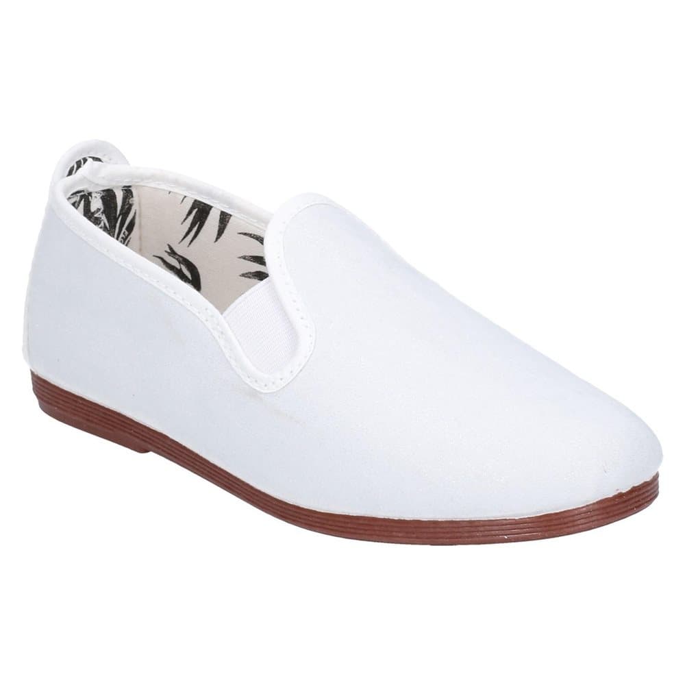 Flossy Crack Junior Girls Slip On Leather Shoes