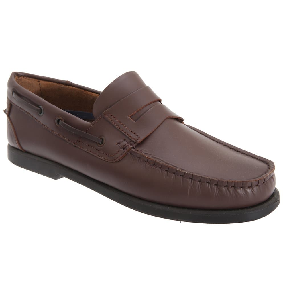 Dek Mens Leather Saddle Casual Shoes