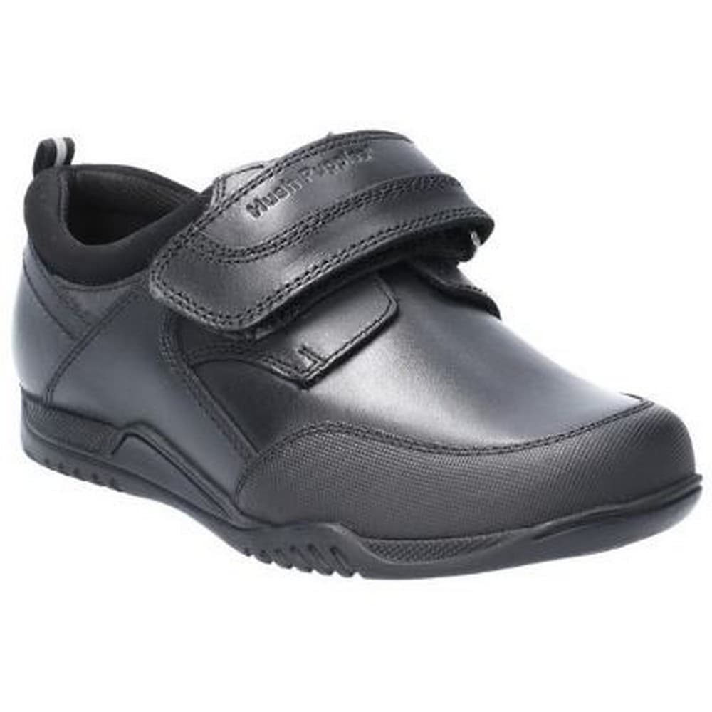 Hush Puppies Boys Noah Senior Touch Fastening Leather School Shoe