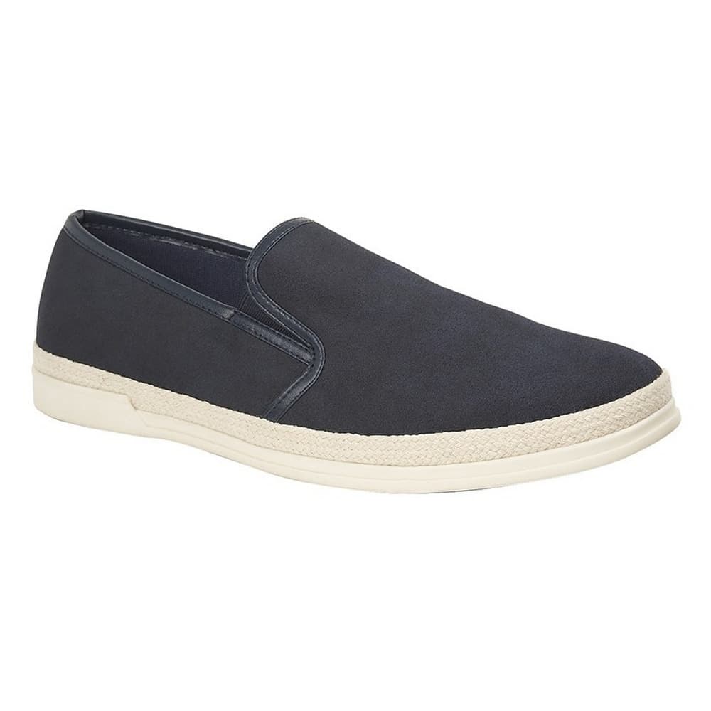 Route 21 Mens Faux Suede Twin Gusset Casual Shoe
