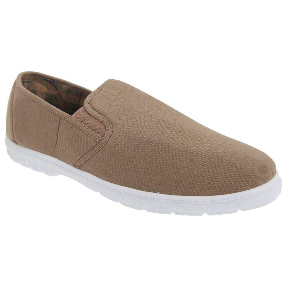 Scimitar Mens Twin Gusset Slip On Casual Textile Shoes