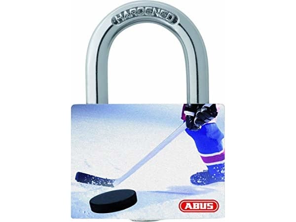 ABUS T65AL/40-EISHOCKEY, Tradisjonell, Nøkkellås, Bruk flere nøkler, Flerfarget, Aluminium, Stål