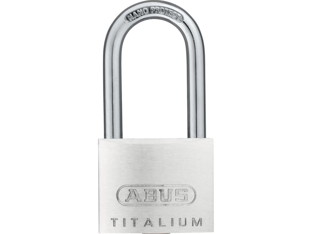 ABUS 64TI/40HB40 B/DFNLI, Tradisjonell, Nøkkellås, Bruk flere nøkler, Aluminium, Herdet stål, 4 cm