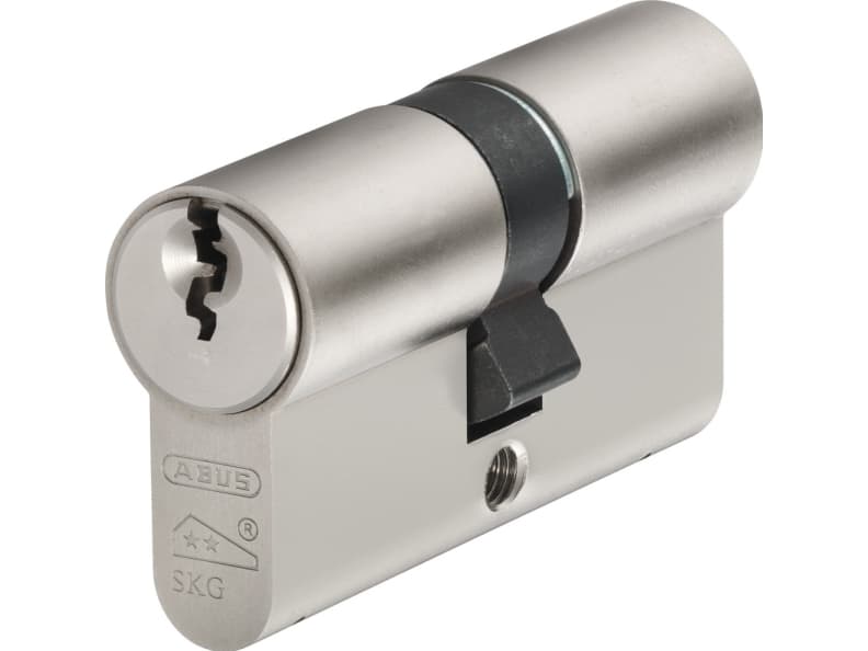 ABUS E60NP 30/30, Oval profile cylinder, Rustfritt stål, 3 stykker, 1 stykker, DIN EN 1303, DIN 18252, ISO 9001:2008