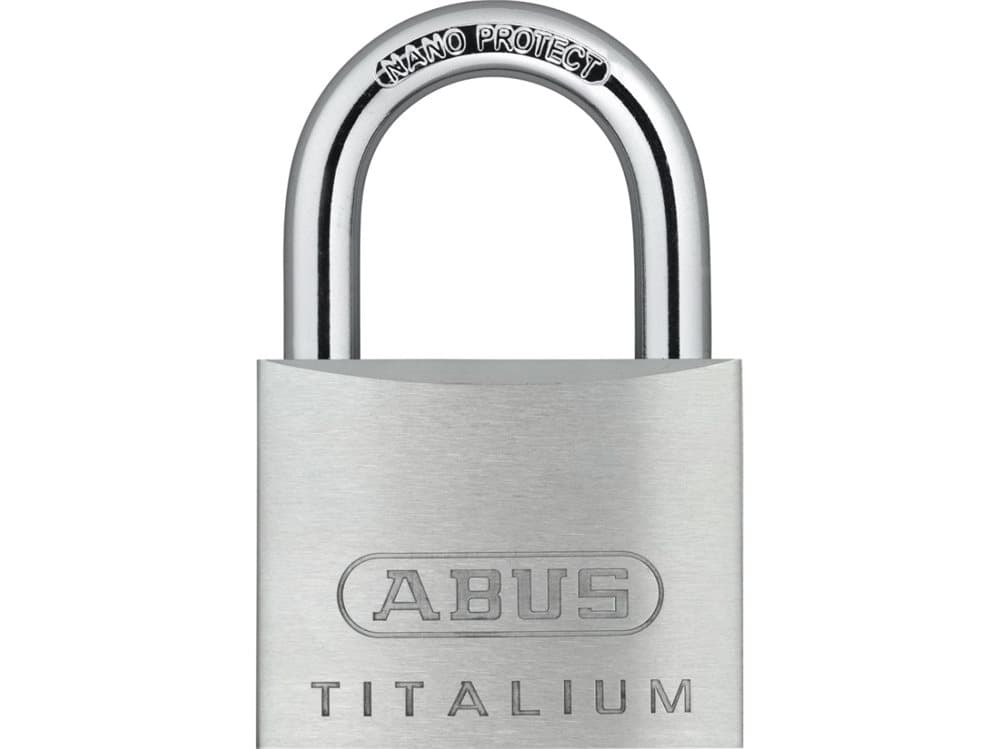 ABUS 64TI/50 B/DFNLI, Tradisjonell, Nøkkellås, Bruk flere nøkler, Aluminium, Herdet stål, 5 cm