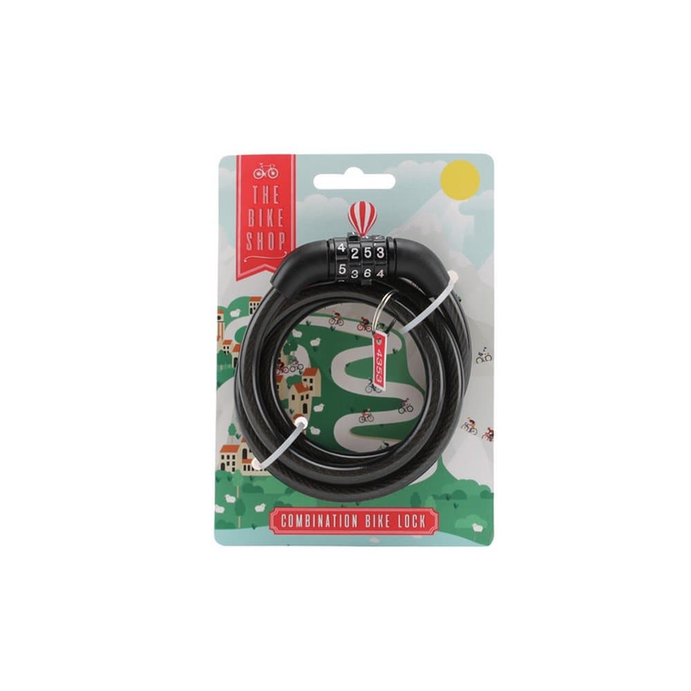 CGB Giftware The Bike Shop Combination Bike Lock