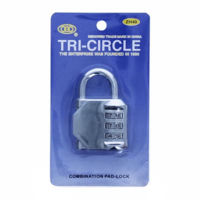 Tricircle Combination Padlock