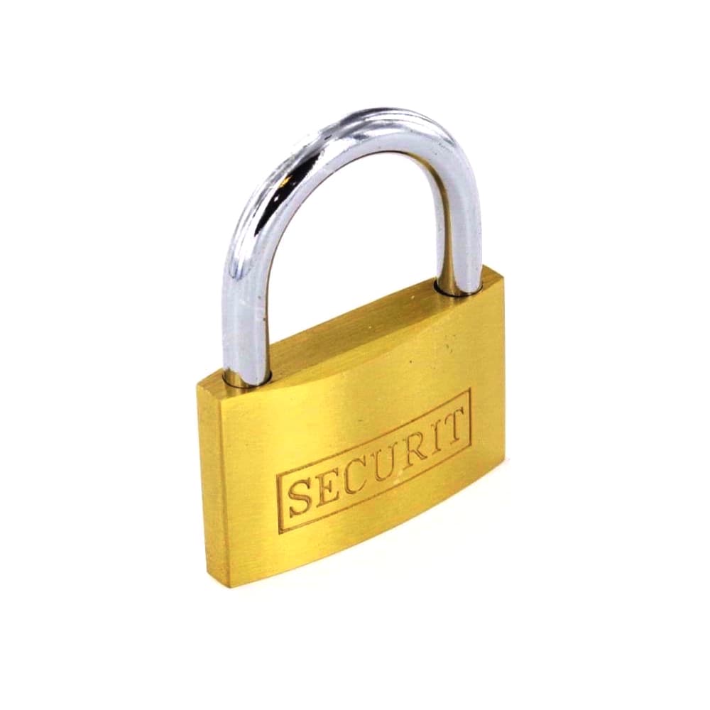 Securit Brass Padlock