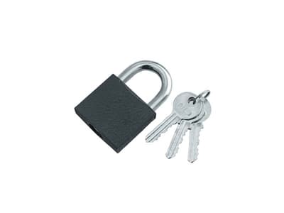 Modeco Cast iron WOLF LOCK padlock gray 32mm 6 pcs. MN-02-232