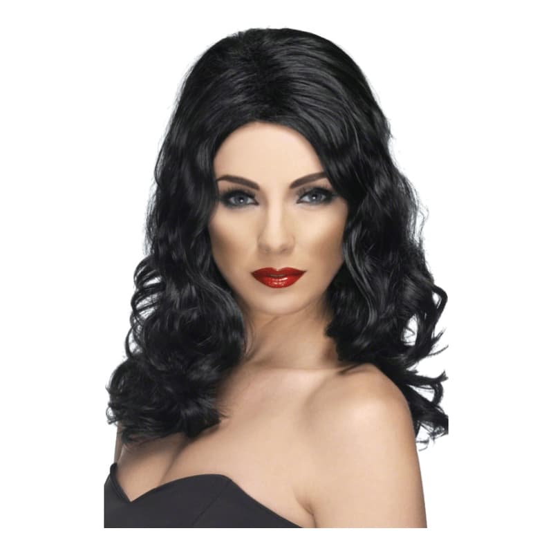 Glamour Musta Peruukki