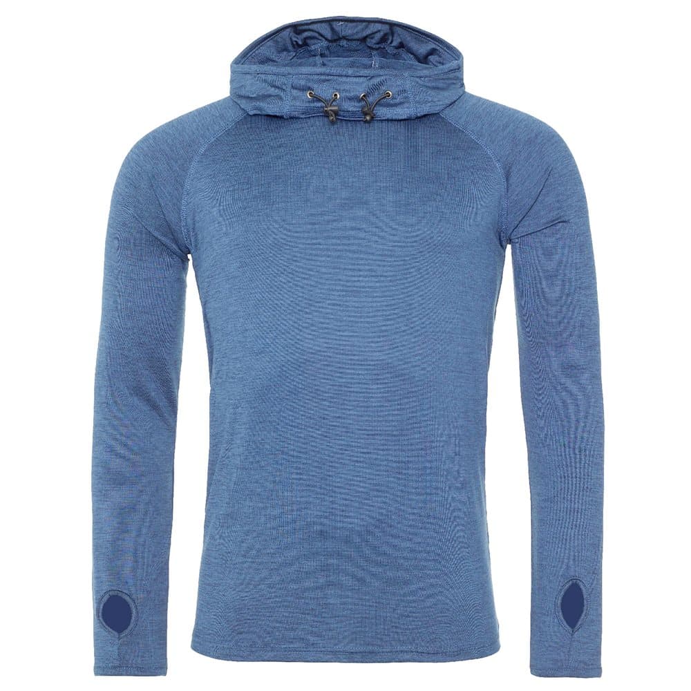 AWDis Just Cool Mens Cowl Neck Långärmad Baselayer topp (paket med 2)