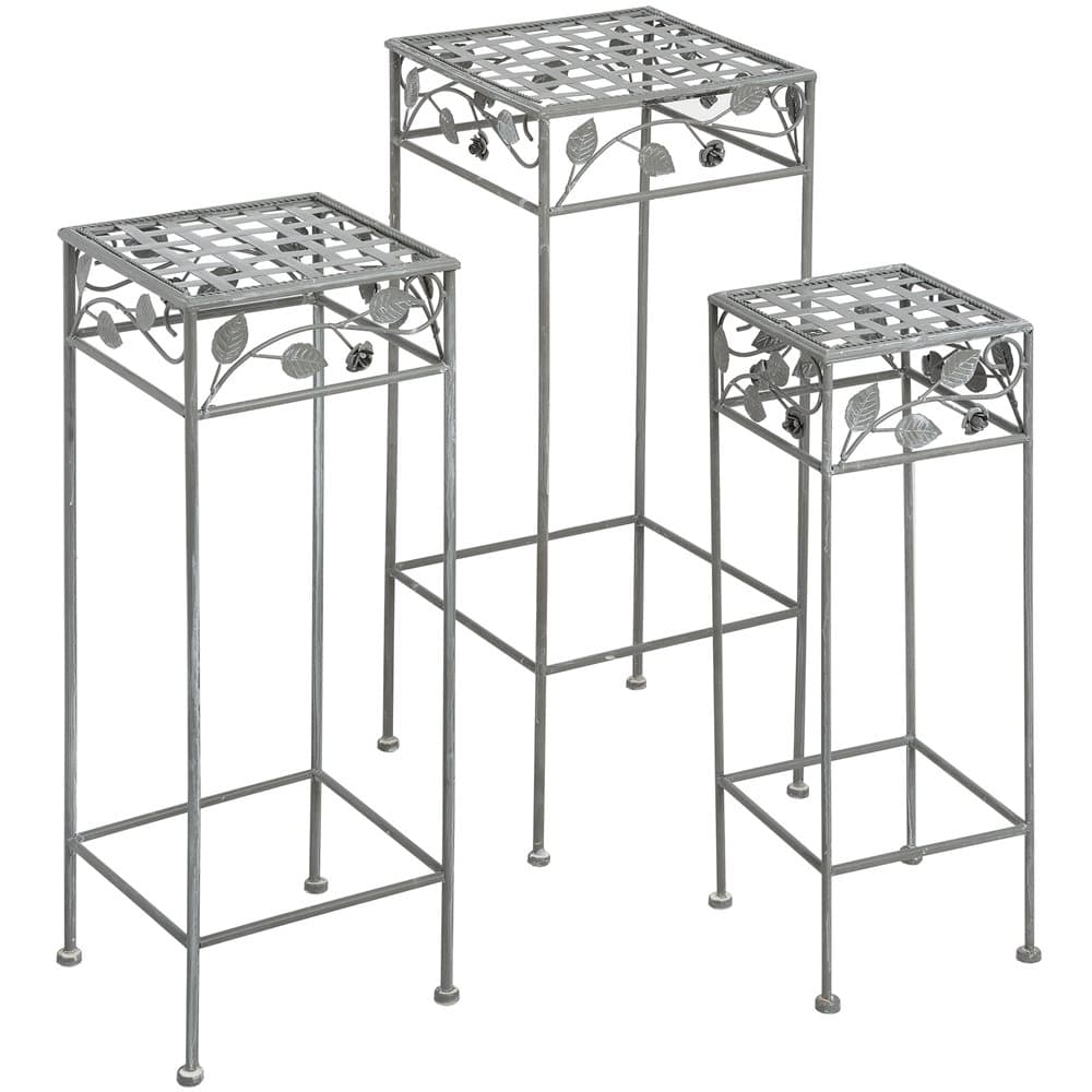 Hill Interiors Square Outdoor Tables (Set Of 3)