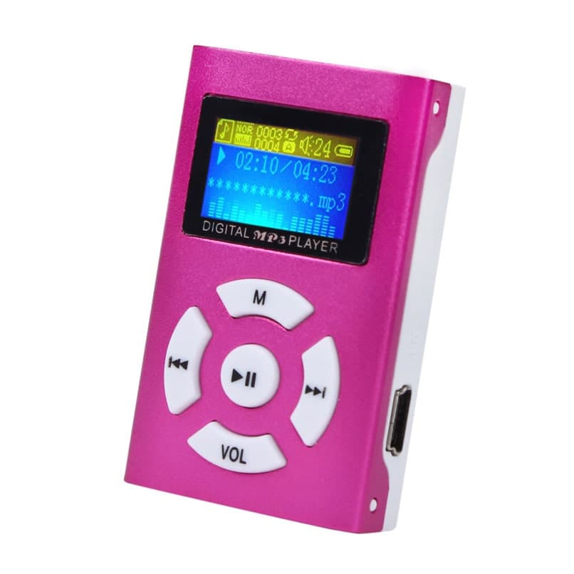 Trendy MP3-afspiller med LCD-skærm