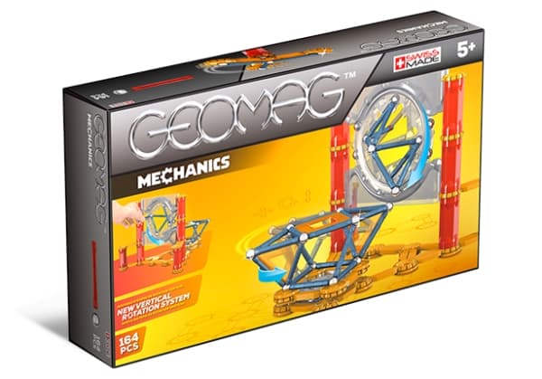 Geomag Mechanics 164, Multifärg, 5 År, 164 styck, Pojke/flicka