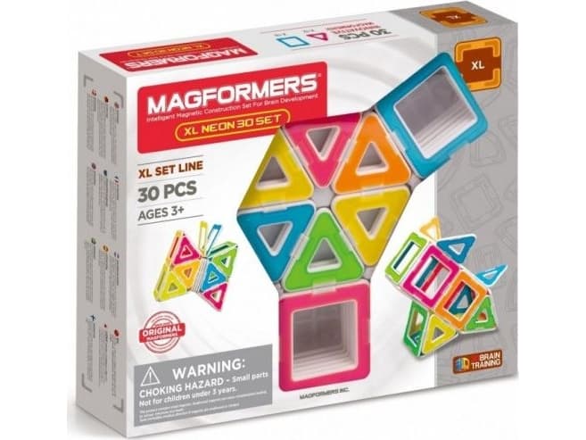 Magformers Construction blocks XL Neon 30 elements