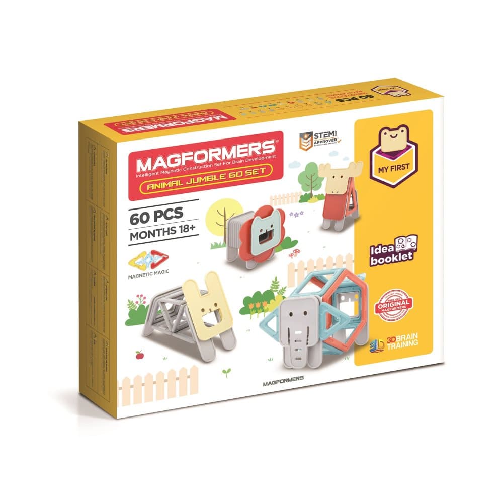 Animal Jumble Set 60 deler Magformers