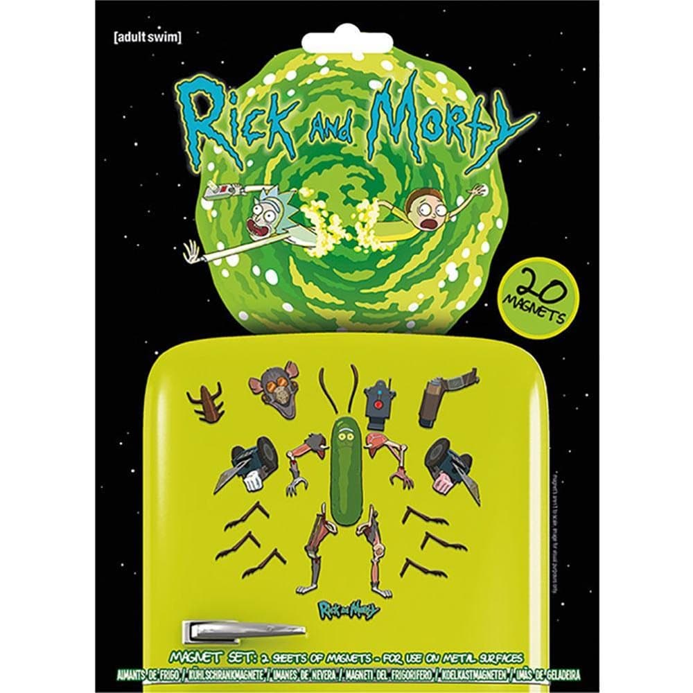 Rick And Morty Fridge Magnet Set