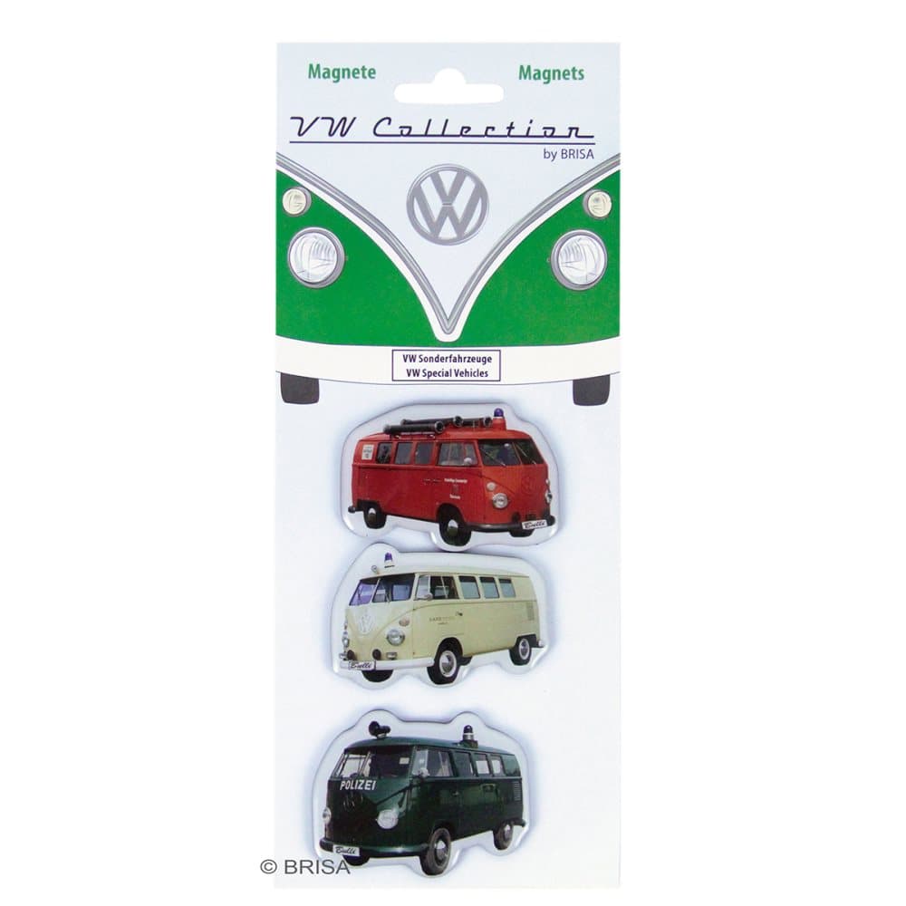 BRISA VW Collection - Volkswagen Bus T1 Kleinbus Transporter 3-osainen magneetti, nostalginen muotoilu (Special Vehicle)