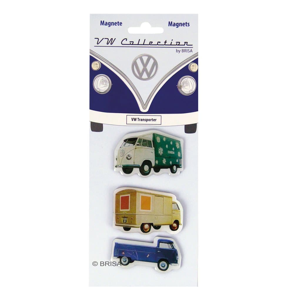 BRISA VW Collection - Volkswagen Bus T1 Kleinbus Transporter 3-osainen magneetti, nostalginen muotoilu (Transporter)