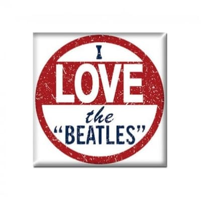 The Beatles Fridge Magnet: I Love