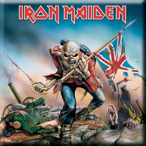Iron Maiden Fridge Magnet: The Trooper
