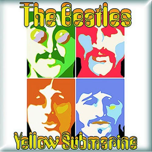 The Beatles Fridge Magnet: Yellow Submarine Sea of Science