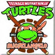 Teenage Mutant Ninja Turtles Fridge Magnet: Michelangelo