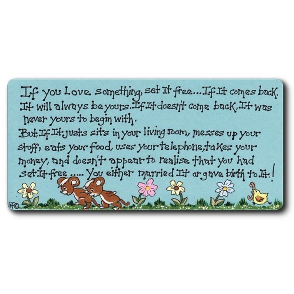 Something Different If You Love Something Set It Free Magnet