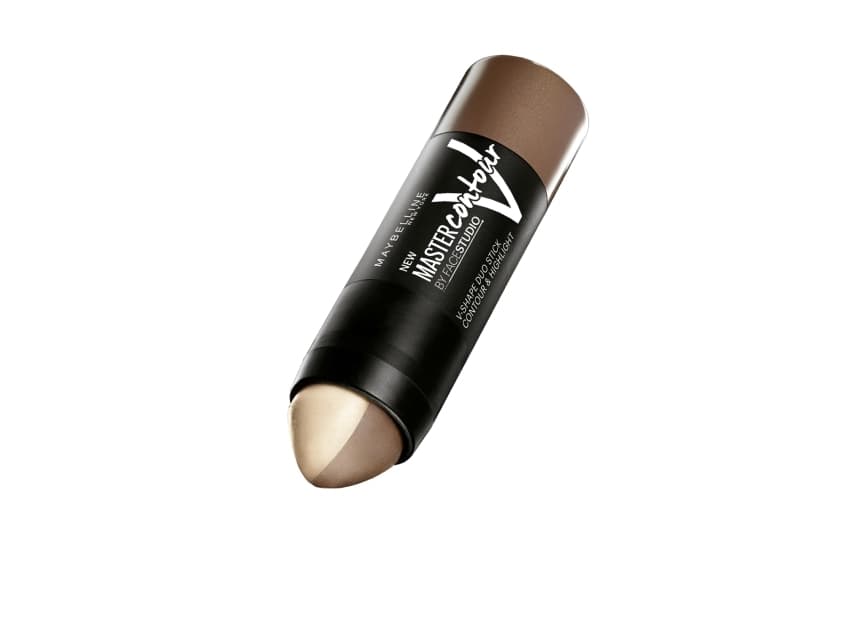 Maybelline Master Contour V-Shape Duo Stick - Light - Contouring, Blandhy, Normal hud, Fet hud, Kvinna, Stift (substans), Light, Penna, 2 färger