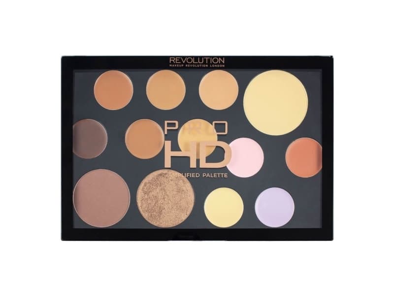 Makeup Revolution Pro HD Palette The Face Works Medium/dark face makeup kit