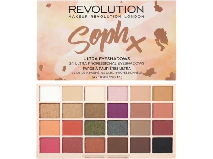 Makeup Revolution Palette of 24 eyeshadows Soph X