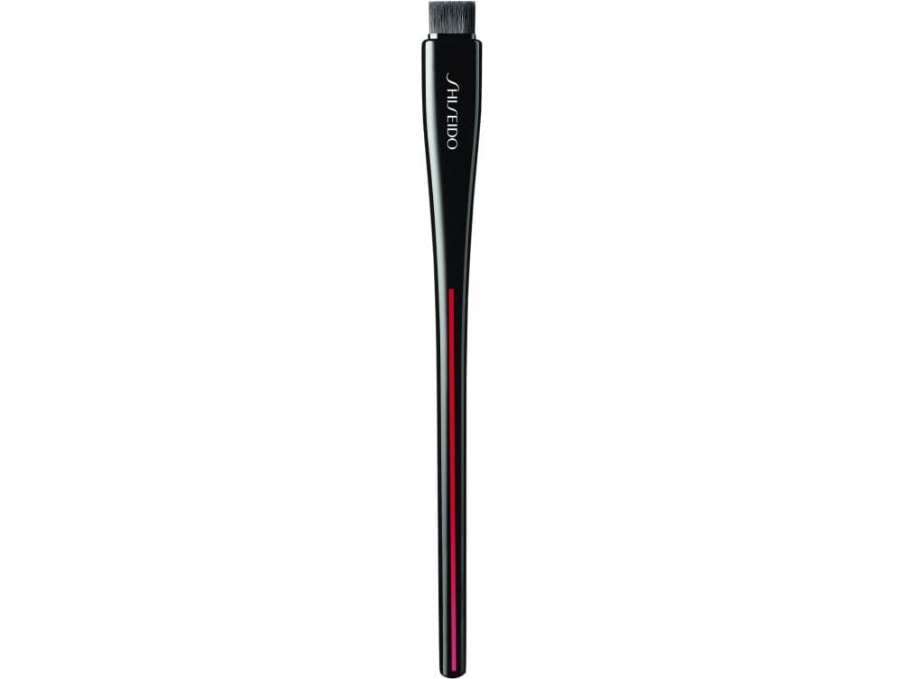 Shiseido Yane Hake Precision Eye Brush, Konturborste för ögonskugga, Platt, Tät, Syntetisk, Svart, 1 styck