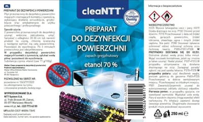 NTT System Cleaning agent cleaNTT CLN0090, grapefruit scent, 250 ml