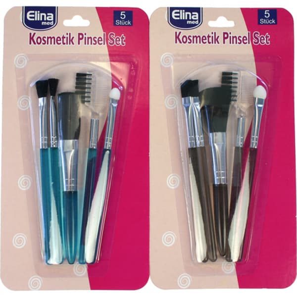 Elina Sminkborstar 5-pack (Brun)