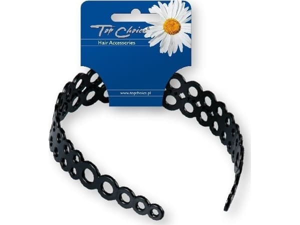 Top Choice Top Choice Hair band openwork black (27833) 1pc