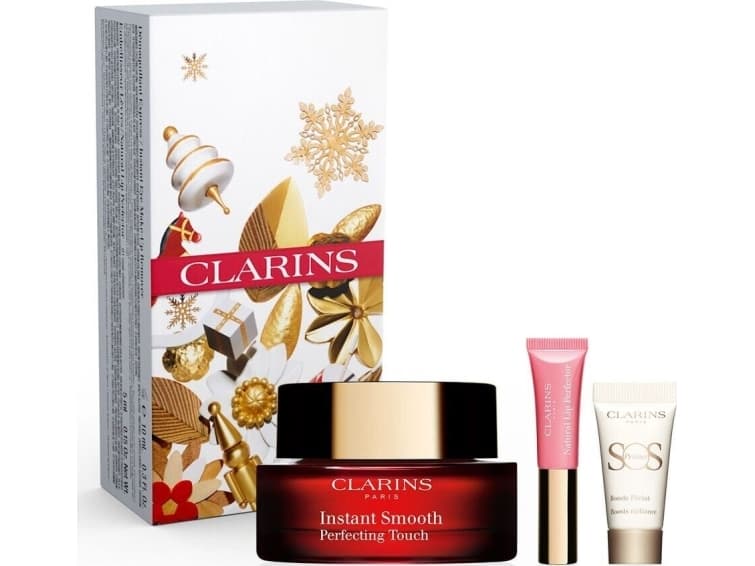 Clarins CLARINS SET INSTANT SMOOTH 15MLBASE SOS 00 5MLLIP PERFECTOR 01 5ML