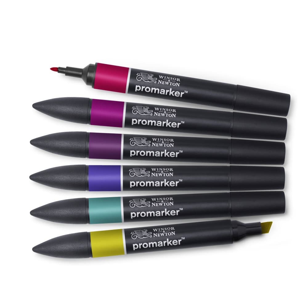 Graafinen Merkki ProMarker Setti 6 Rich tones Winsor & Newton