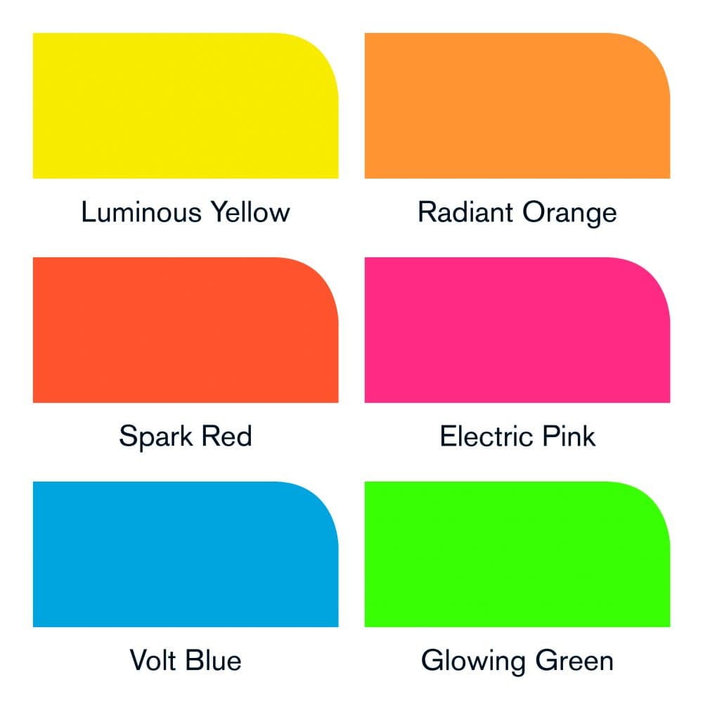 Graafinen Merkki Winsor & Newton NeonMarker Setti 6 Fluorescent Tones