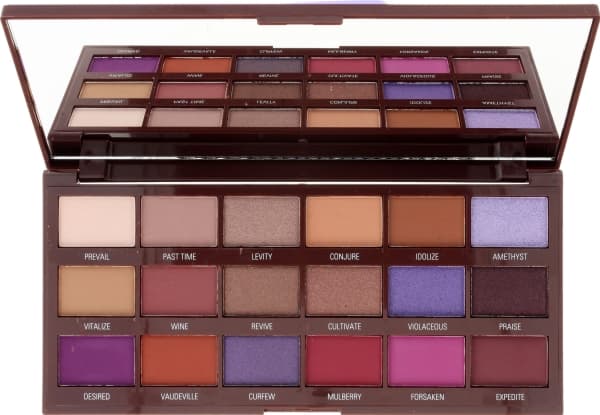 Makeup Revolution I Heart Revolution Palette Chocolate Eye shadow palette (18) Violet 1pc