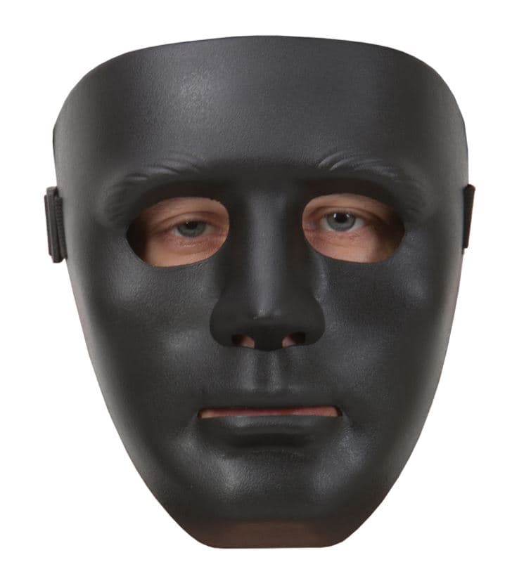 Statuemaske Svart