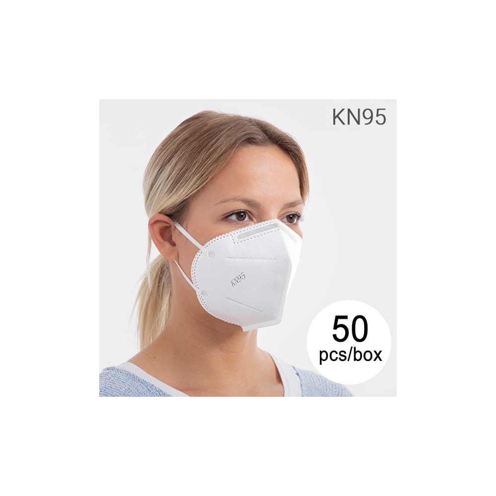 Itsesuodattava 5-Kerroksinen Kasvomaski KN95 (50 Kpl pakkaus)
