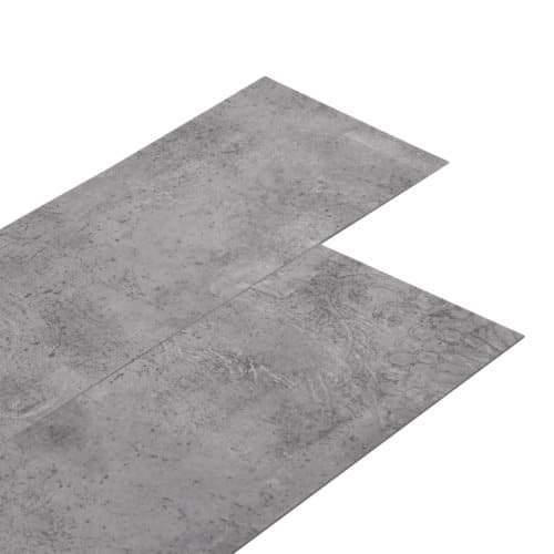 vidaXL PVC lattialankut 4 46 m² 3 mm sementinruskea