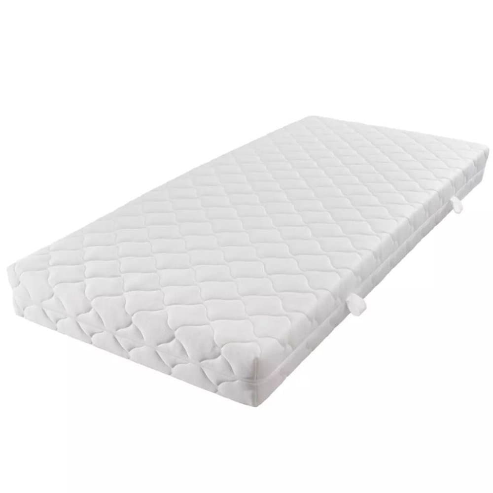 vidaXL madras med vaskbart betræk 200 x 80 x 17 cm