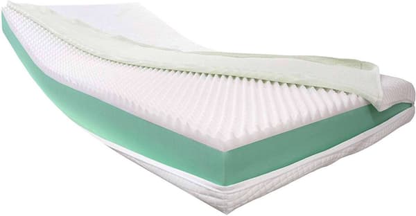 Dibapur ® Memory Relax: Memory orthopedic mattress with removable lining + cold foam (high density), 17 cm high, lining in aloe vera, easy-clean, shap