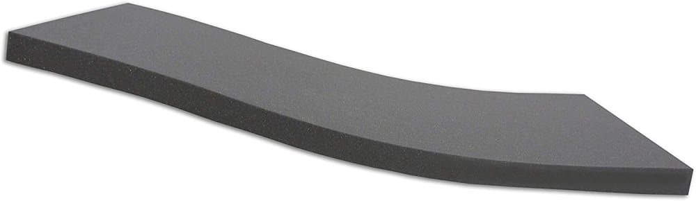 Dibapur ® Black: koldt skum ortopædisk madras / akustisk skum - H2 - (80x200x5) uden betræk - Fremstillet i Tyskland.